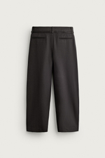 БРЮКИ BALLOON FIT С РЕМНЕМ И ЗАЩИПАМИ — ZARA