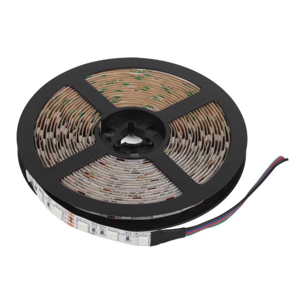 Светодиодная лента ЭРА LS5050-14,4-60-12-RGB-IP20-1 year-5m многоцветная 1 год | Светодиодные ленты 12В 1 год