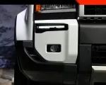 Декоративные накладки на передний бампер Toyota Land Cruiser Prado 250 LC250