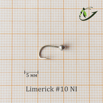 Крючок с напайкой Limerick (50 шт/уп)