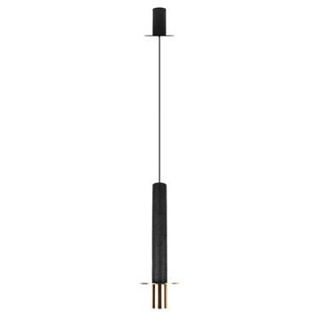 Подвесной светильник 7W 4000K 10361C чёрный/золото Lava LOFT IT