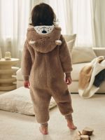 Комбинезон флисовый для мальчика Next N27-300, Песочный