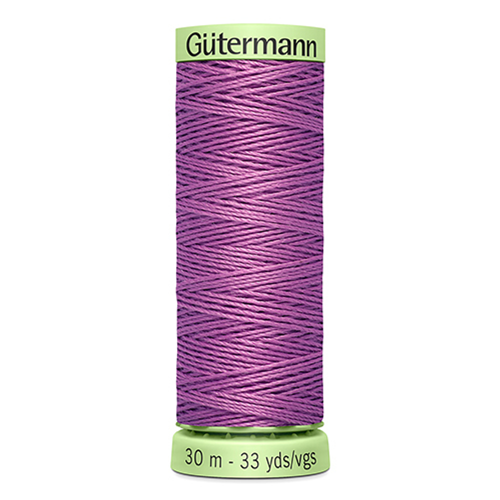 Нить Top Stitch 30/30 м для декоративной отстрочки, Gutermann, 716 сиренево-розовый
