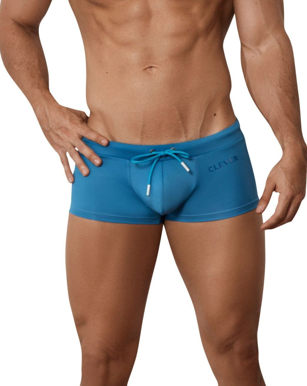 Синие мужские плавки-боксеры Malibu Swimsuit Trunks (Размер: L) (Цвет: синий)
