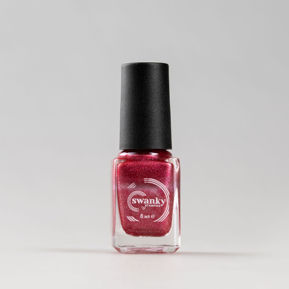 Swanky Stamping Лак для стемпинга M122 малиновый, 6мл