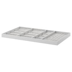 IKEA KOMPLEMENT  (ИКЕА КОМПЛЕМЕНТ)  -  Вкладыш для выдвижного лотка - светло-серый 100x58 см