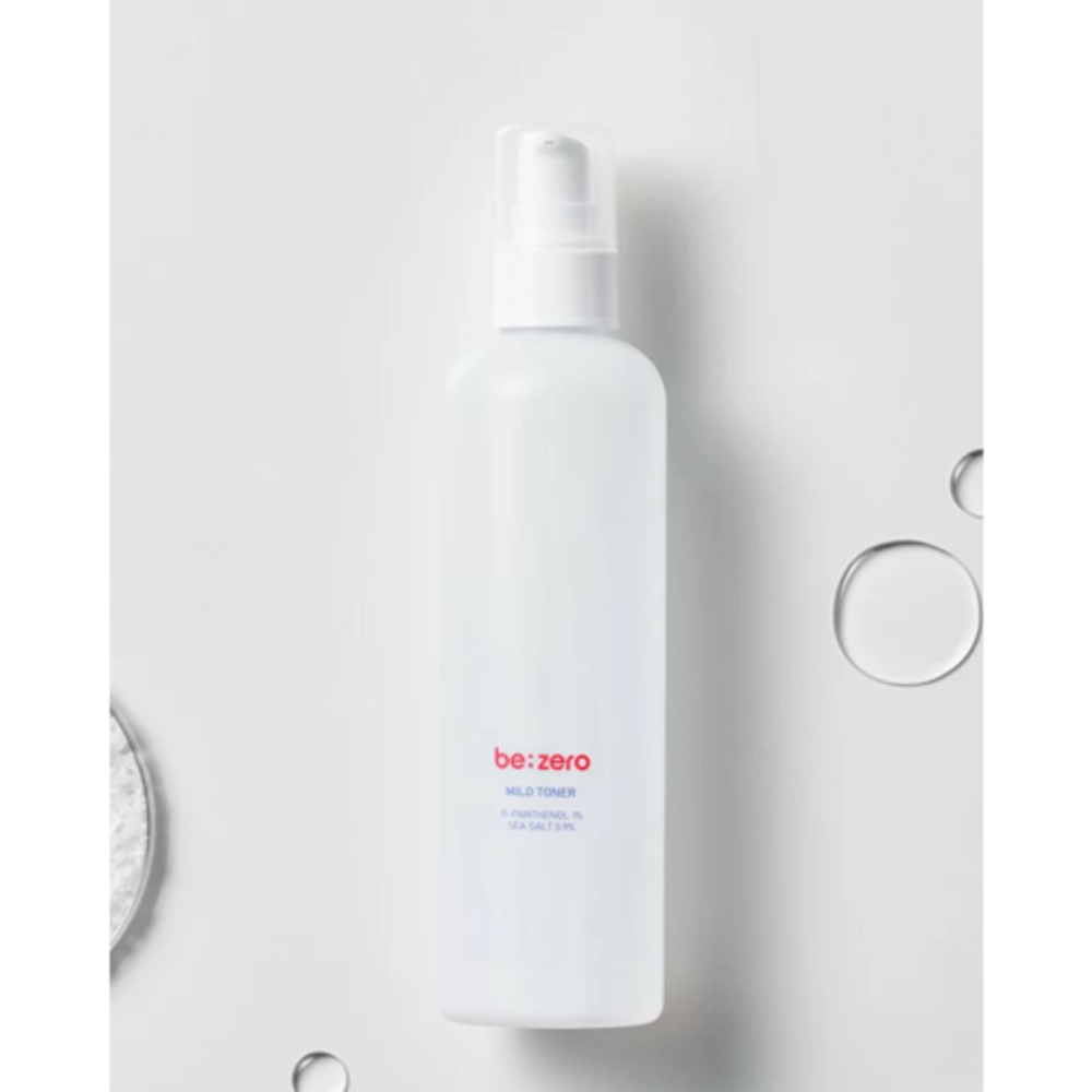 Derma Factory Мягкий гипоаллергенный тонер для лица с пантенолом и морской солью - be;zero MILD TONER, 250мл