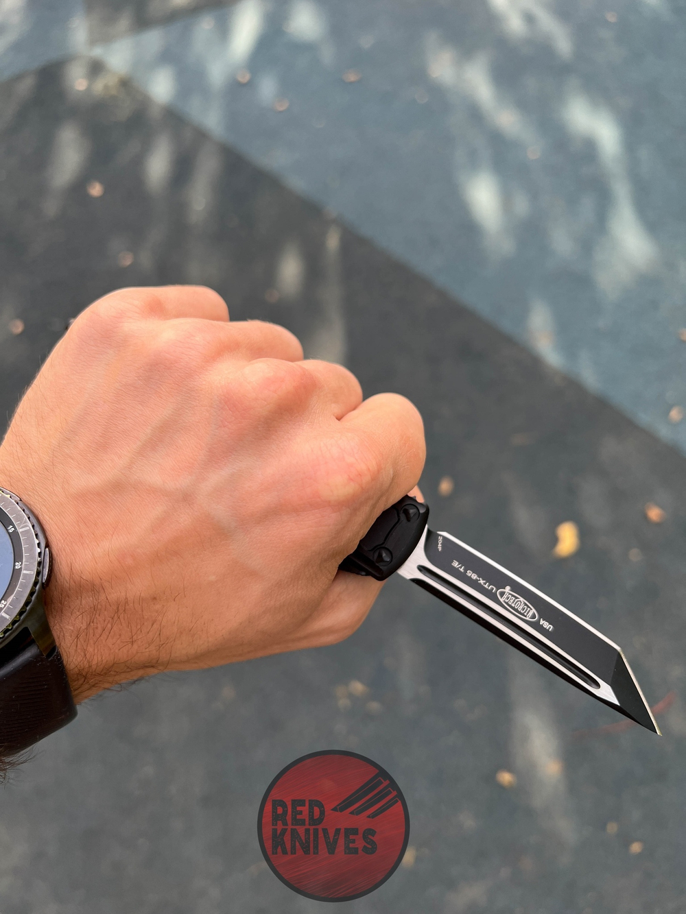 Нож Microtech UTX-85 Stepside T/E , клинок танто 233II-4S