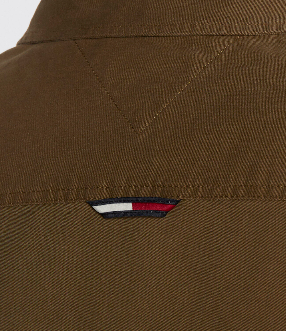 Рубашка ESSENTIAL OVERSHIRT Tommy Jeans - коричневый(DM0DM17256)