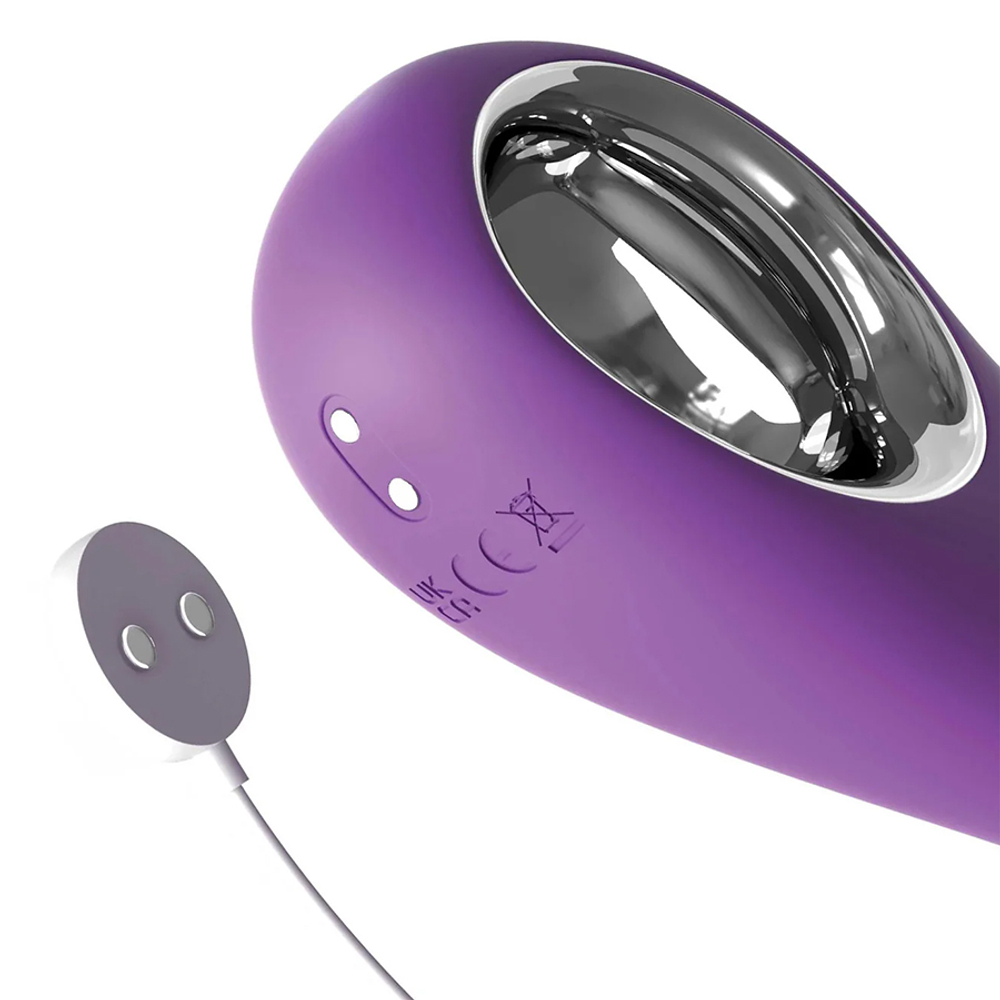 Вибростимулятор для точки G с помпой и имитатором языка PipeDream Fantasy for Her Ultimate Pleasure Pro Dual Oral Sex Simulator & G-Spot Vibrator Purple 496712