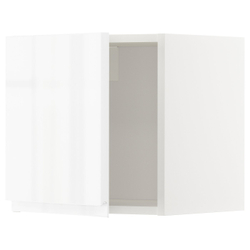 IKEA METOD  (ИКЕА МЕТОД)  -  Шкаф навесной - белый/Воксторп глянцевый белый 40x40 см
