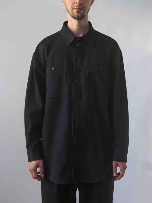 Рубашка Oversize черная