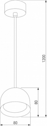 Подвесной светильник Elektrostandard Uno a065705
