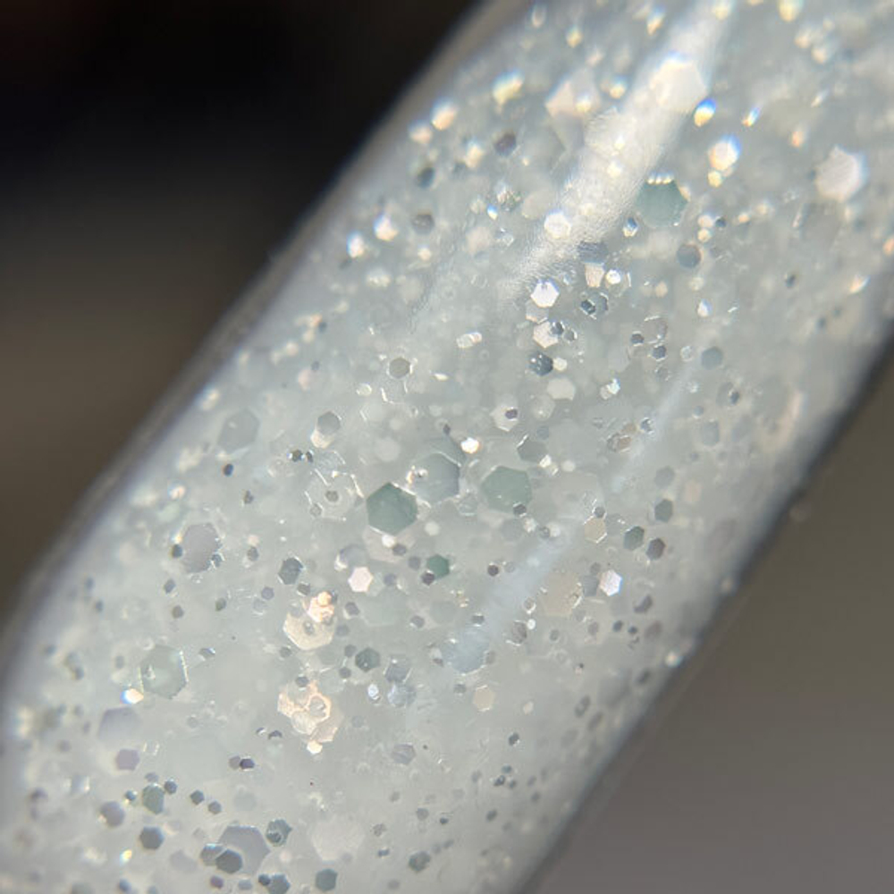 Grattol Gel Opal 02- Гель молочный с блестками, 15мл