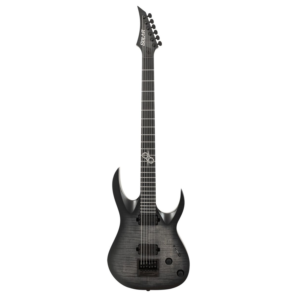 Solar A2.6FBB-29 Электрогитара, форма Superstrat, HH, цвет серый берст