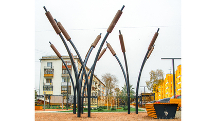 Инсталляция Камыши SK00021