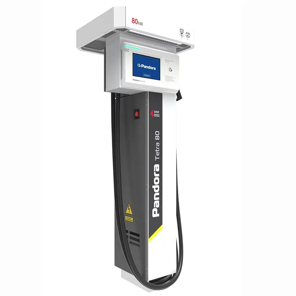 Зарядная станция постоянного тока Pandora Tetra 80/22 ARCTIC (CCS2 Combo2 + GB/T или CCS2 Combo2 + CHAdeMO) + АС-розетка Type2 22кВт