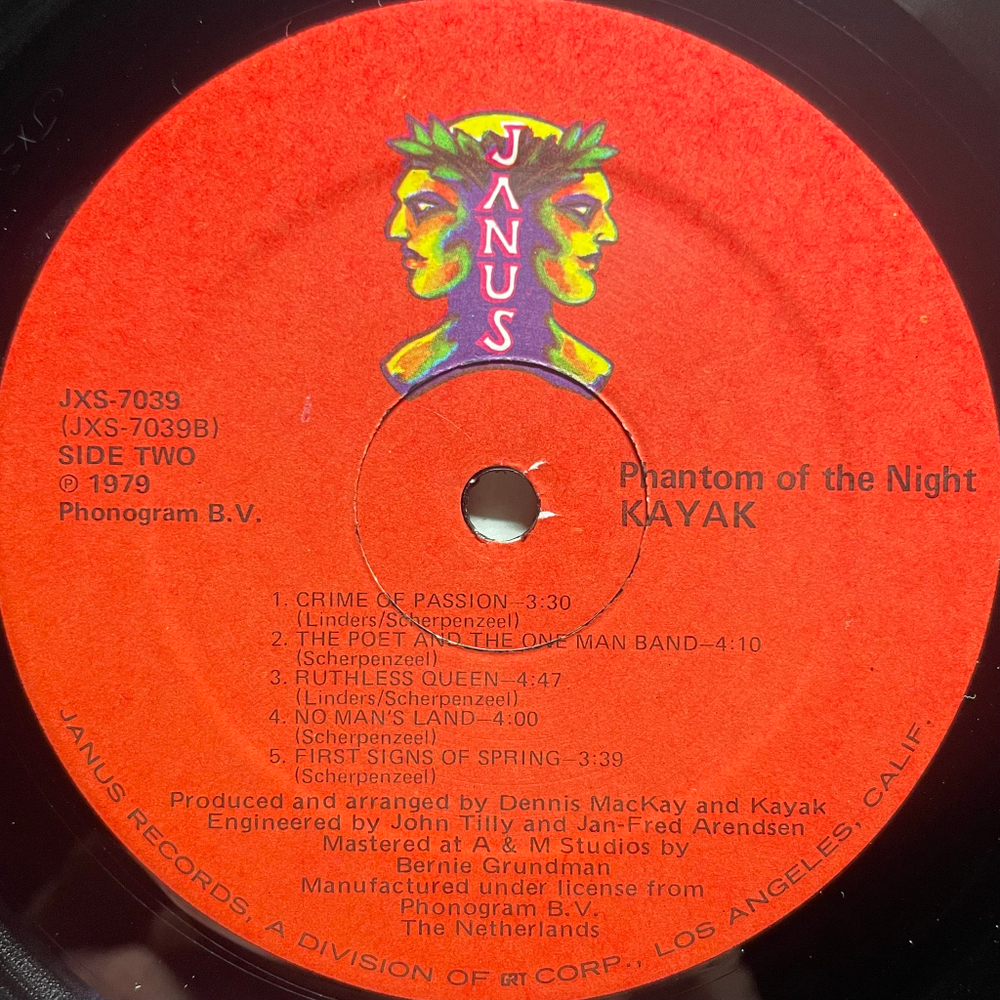 Kayak - Phantom Of The Night (США 1979г.)
