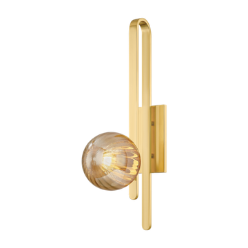 Corbett Cronus Wall Sconce, 17 cm, Vintage Polished Brass