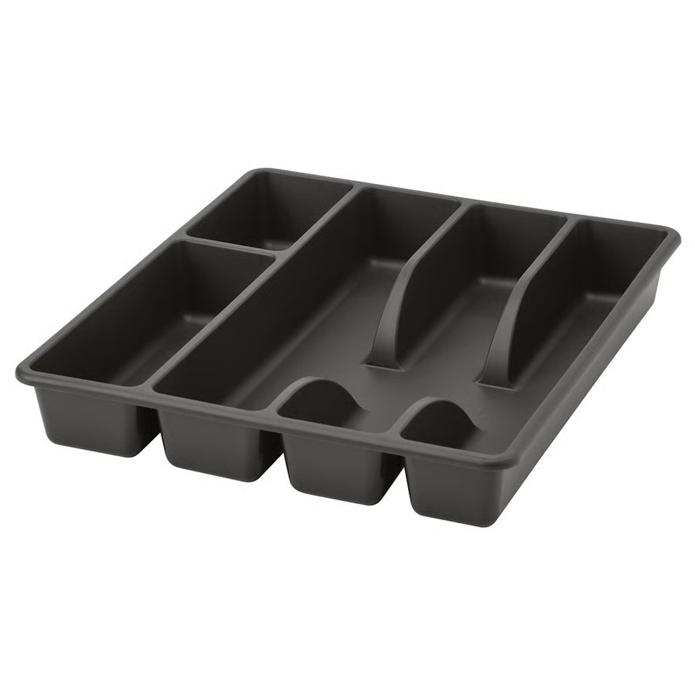 СМАСКЕР SMАCKER Лоток для приборов 31x26 см, антрацит