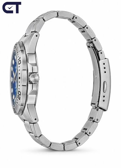 CASIO MTD-140D-2A CASIO Collection мужские наручные часы — насыщенный синий циферблат, стальной браслет и водостойкость 100 м