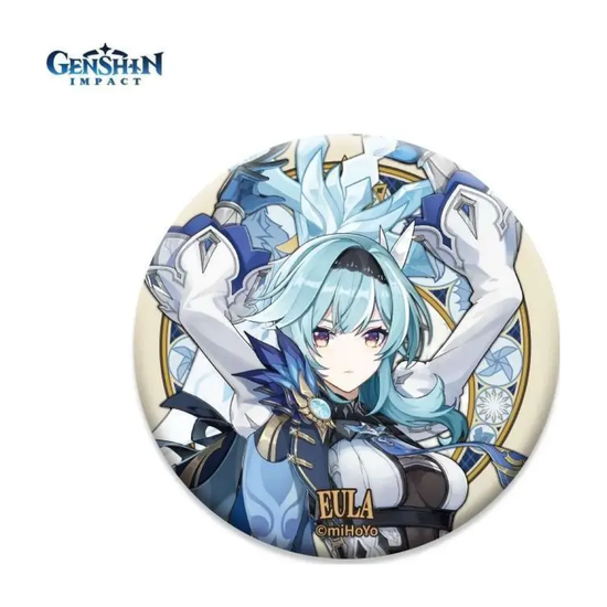 Значок Mondstadt Can Badge Eula — Genshin Impact