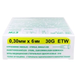 Игла для мезотерапии SFM ETW 30G 0,30 х 6 мм 50 шт
