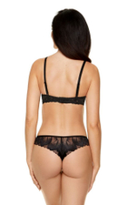 Трусики-стринги Moon из кружевного полотна (Размер: 46) (Цвет: черный)