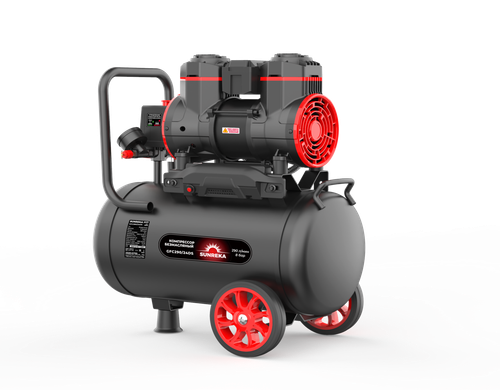 Поршневой безмасляный тихий компрессор SUNREKA GFC290/24DS