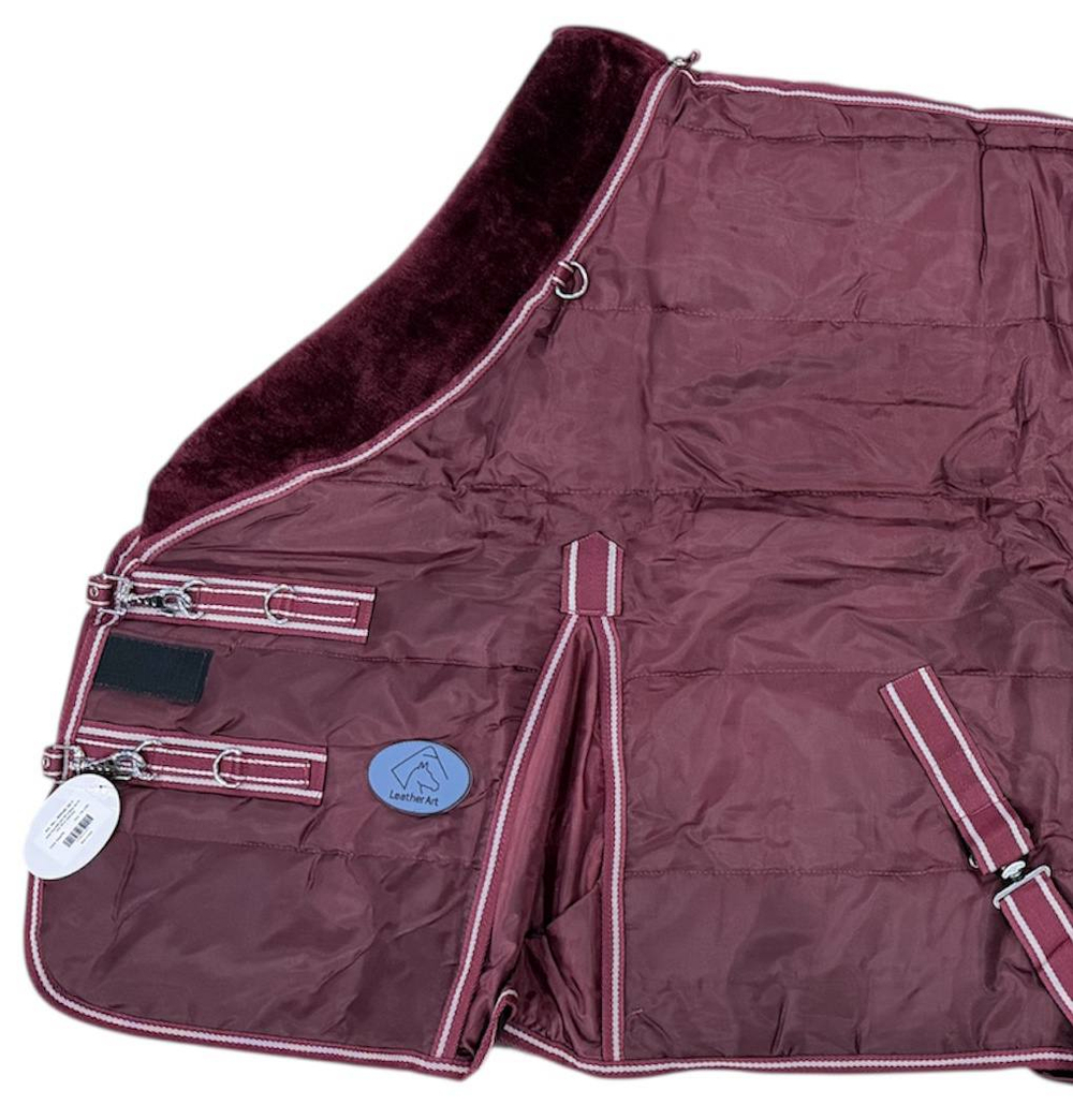 Попона денниковая LeatherArt BURGUNDY (420D, 250gr)