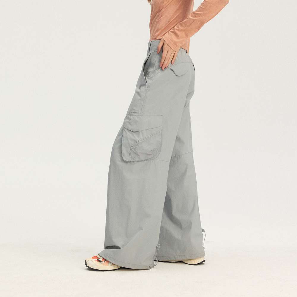 WMNS Штаны Nothomme Monterest Wide-Leg Cargo серый
