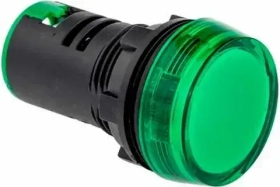 Сигнальная LED лампа, зеленый, 220V AC/DC IP65 MT22-SА33 арт.: 90838 / 144965