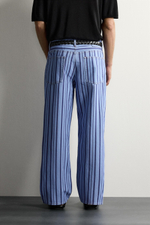БРЮКИ STRAIGHT FIT В ПОЛОСКУ — ZARA · 0840/380