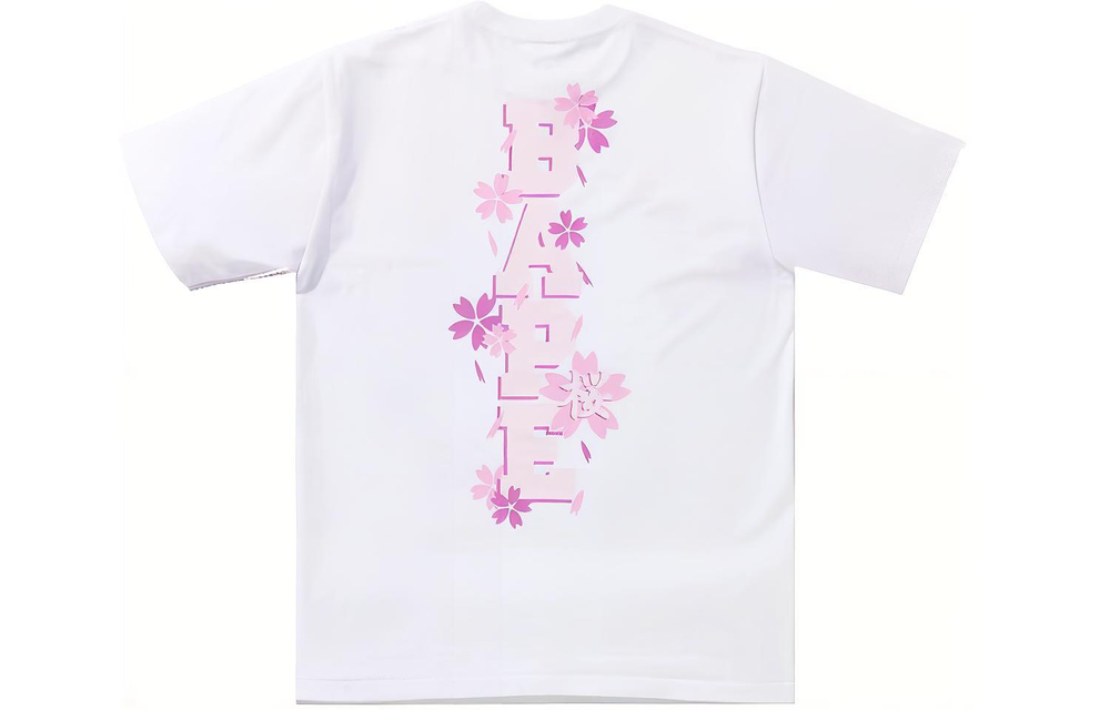 A Bathing Ape Sakura Photo Ape Head Tee белый