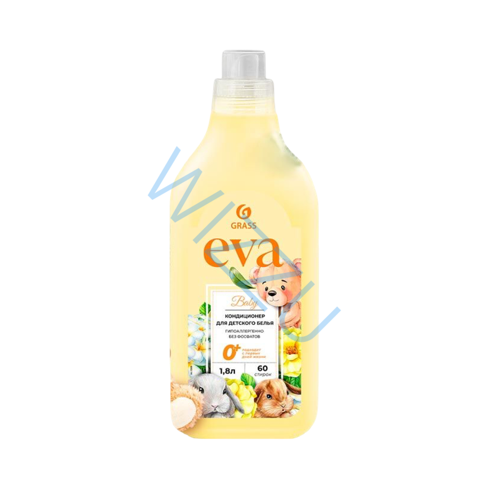 Кондиционер для белья "EVA" baby концентрированный детский (флакон 1,8 л)