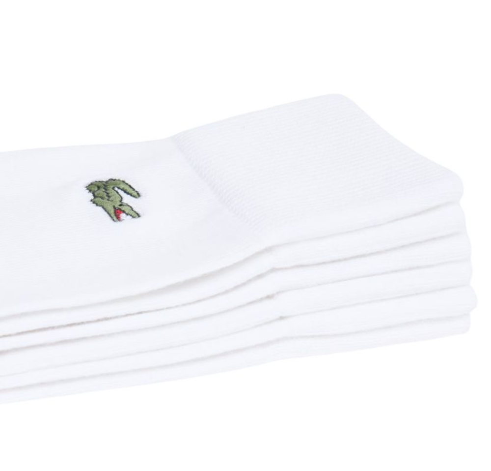Skarpety tenisowe Lacoste Signature 3P - white