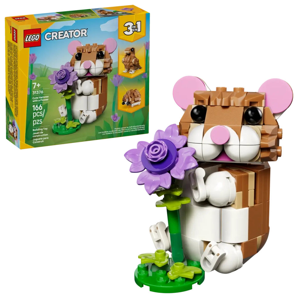 Конструктор LEGO Creator 3in1 31376 Cute Hamster with a Flower