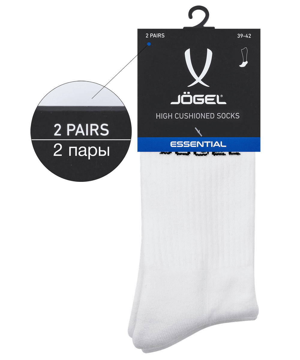 Носки высокие ESSENTIAL High Cushioned Socks, белый