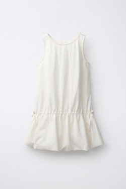 ZARA ПЛАТЬЕ БЕЗ РУКАВОВ, ЭКРЮ