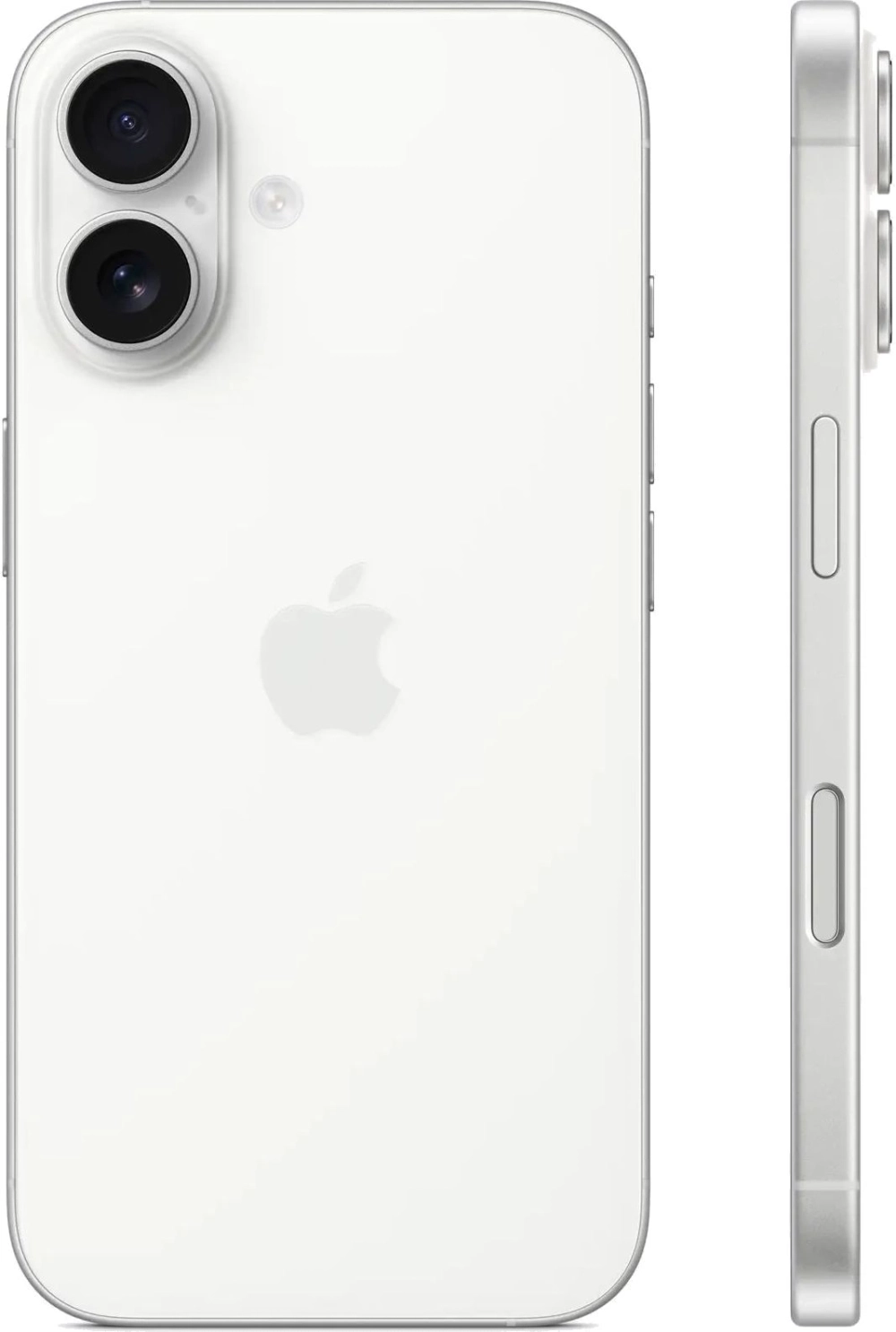 Смартфон Apple A3287 iPhone 16 128Gb белый моноблок 3G 4G 1Sim 6.1" 1179x2556 iOS 18 48Mpix 802.11 a/b/g/n/ac/ax/be NFC GPS Protect