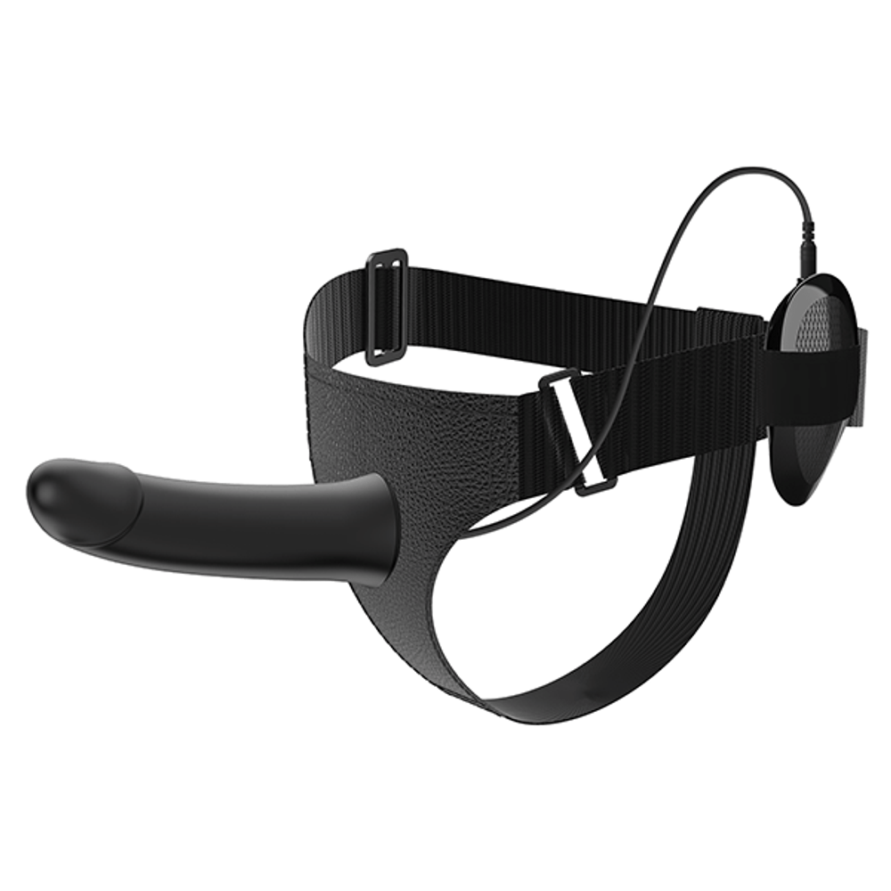 Мужской вибрострапон 17,3см на трусиках Pretty Love Harness Vito Strap-On BW-022055