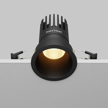 Встраиваемый светильник 15W 2700К DL118-15W-2.7K-B черный Dip Maytoni