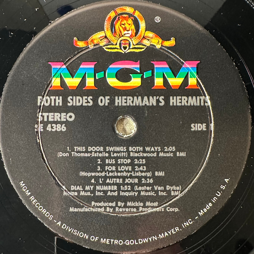 Herman's Hermits ‎– Both Sides Of Herman's Hermits (США 1966г.)