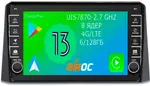 Магнитола для Toyota Corolla E210 2019-2024+, Corolla Cross - Airoc AB-1127 (кнопки и крутилки), Android 13, Быстрая, SIM-слот, CarPlay