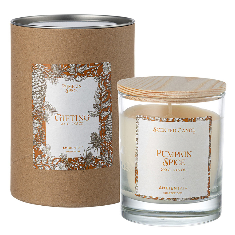 Свеча ароматическая 40ч Ambientair Gifting Pumpkin Spice