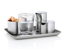 Blomus Основной сливочник 250 мл с крышкой из матовой стали B63620