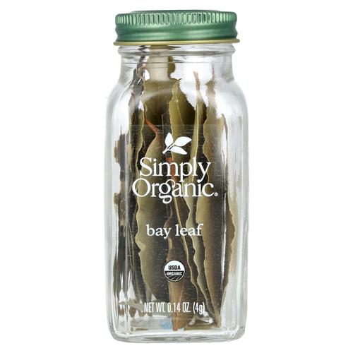 Simply Organic, Лавровый лист, 4 г (0,14 унции)