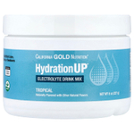 California Gold Nutrition, HydrationUP®, смесь для приготовления электролитического напитка с кальцием, калием, витаминами C и E, тропические фрукты, 227 г (8 унций)