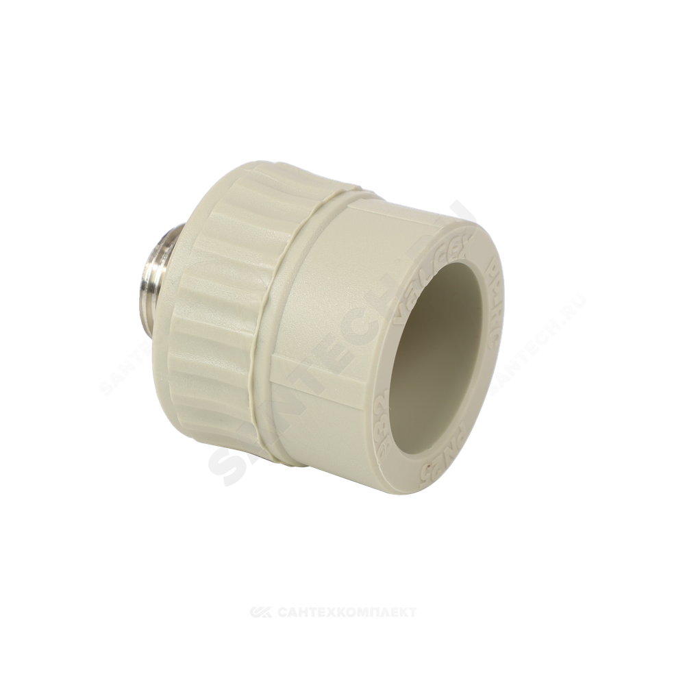 Муфта PP-R комбинированная серая Дн 20х1/2" НР VALFEX 10130020Г