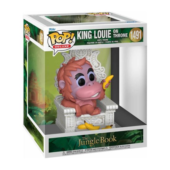 Фигурка Funko POP! Deluxe Disney The Jungle Book S2 King Louie on Throne (1491) 80785 — упаковка